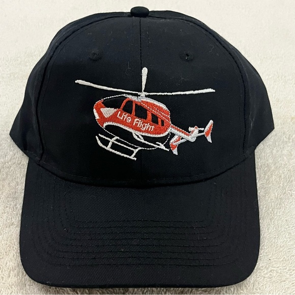 Port Authority's Memorial Hermann Life Flight Adjustable Black Ball Cap - Picture 15 of 15